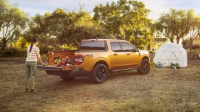 The 2022 Ford Maverick is a small truck ready to go off-road.