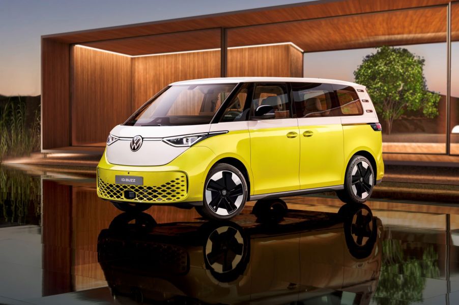 2023 Volkswagen ID. Buzz European model in yellow