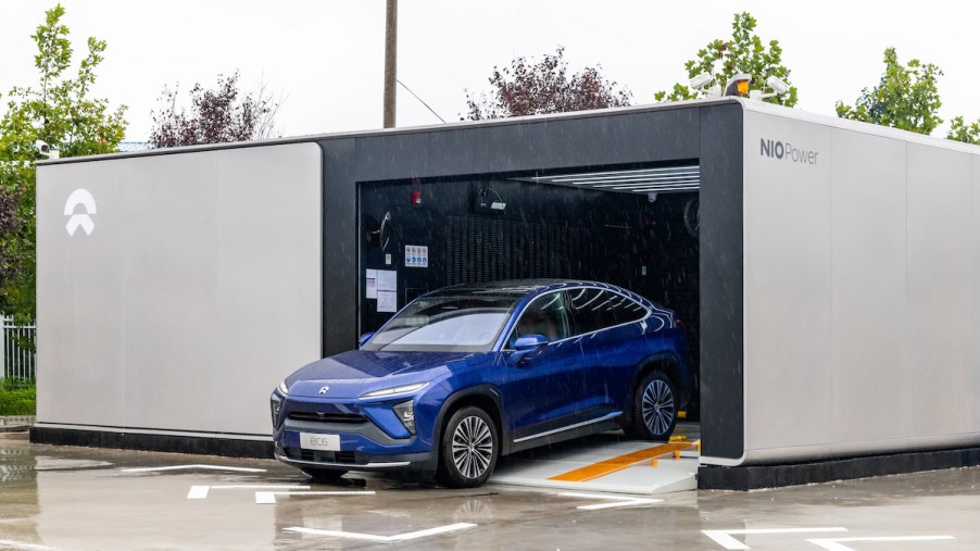 China EV battery swap station