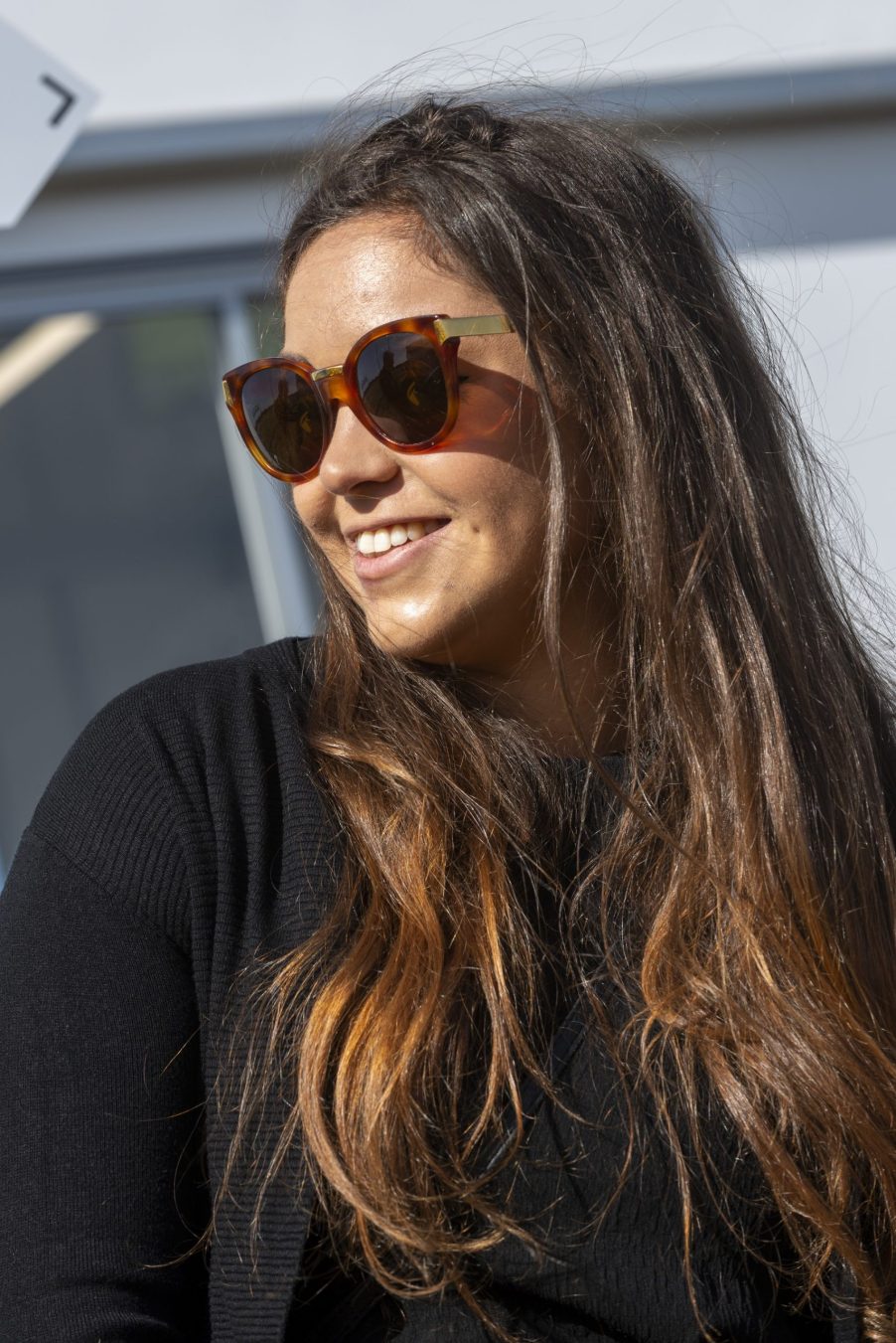 Elisa Artioli, the Lotus Elise's namesake, at a Lotus event