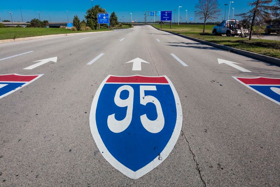 Interstate 95 road sign