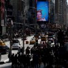 Traffic in Times Square New York City