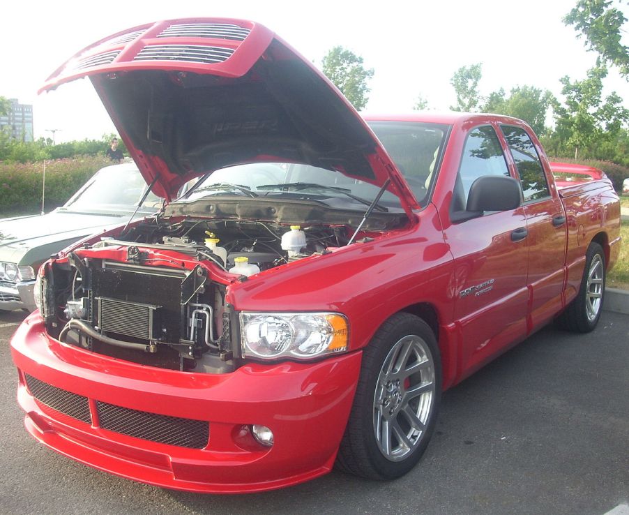 The Dodge Ram SRT-10 is a high-performance full-size truck with an engine from a Dodge Viper