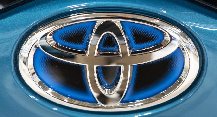 A Toyota logo.