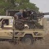 Toyota truck with Vulcan cannon