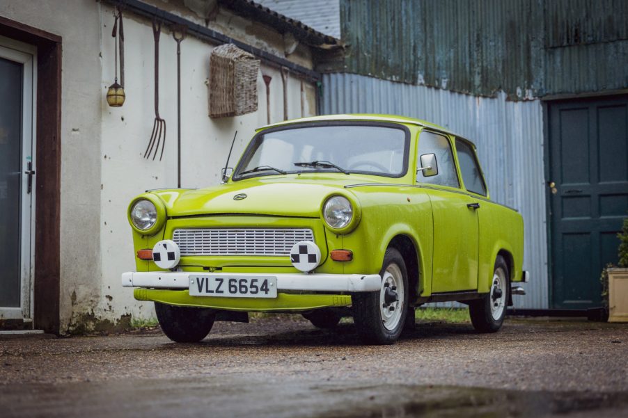 the Trabant 601 in lime green. This is widely regaurded as the worst car ever made.