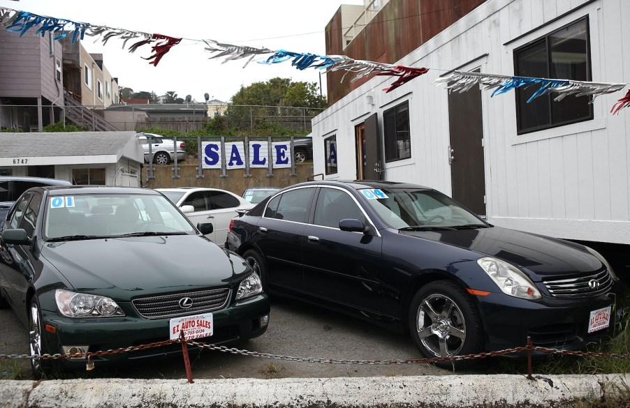 A used car lot