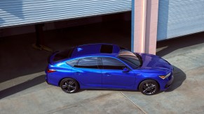 2023 Acura Integra overhead blue