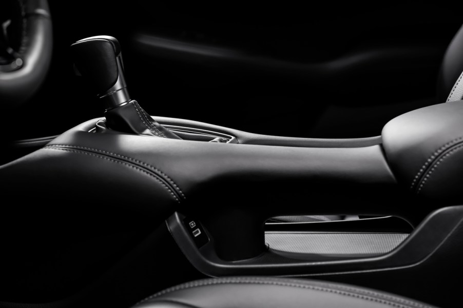 2023 Honda HR-V interior in black leather