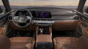 2023 Kia Telluride interior with new features and technology.