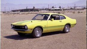 1972 Ford Maverick Grabber two-door sedan with 302 V8