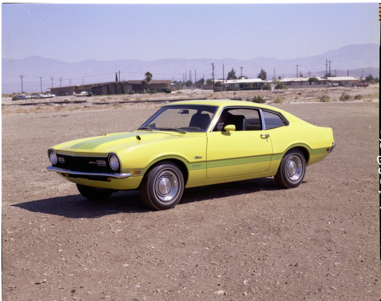 1972 Ford Maverick Grabber two-door sedan with 302 V8