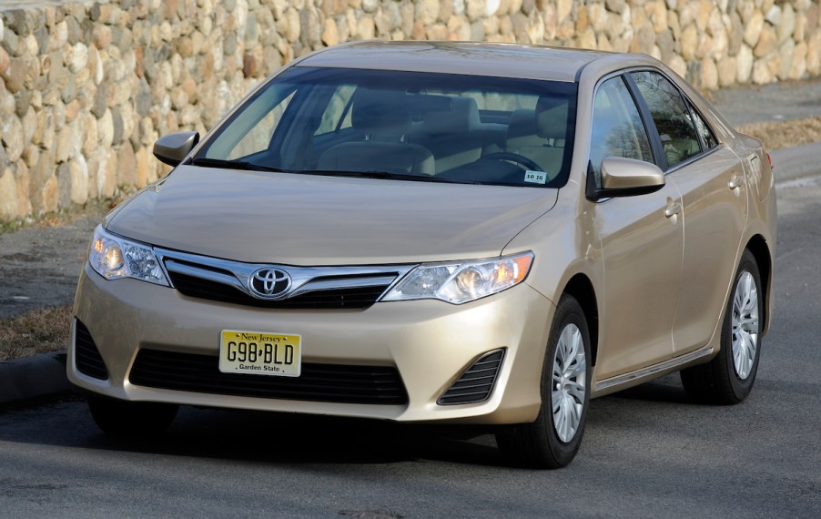 2012 Toyota Camry LE sedan, used Camry