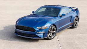 Blue 2022 Ford Mustang GT Fastback Coupe California Special