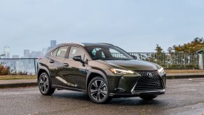 2022 Lexus UX by the beach