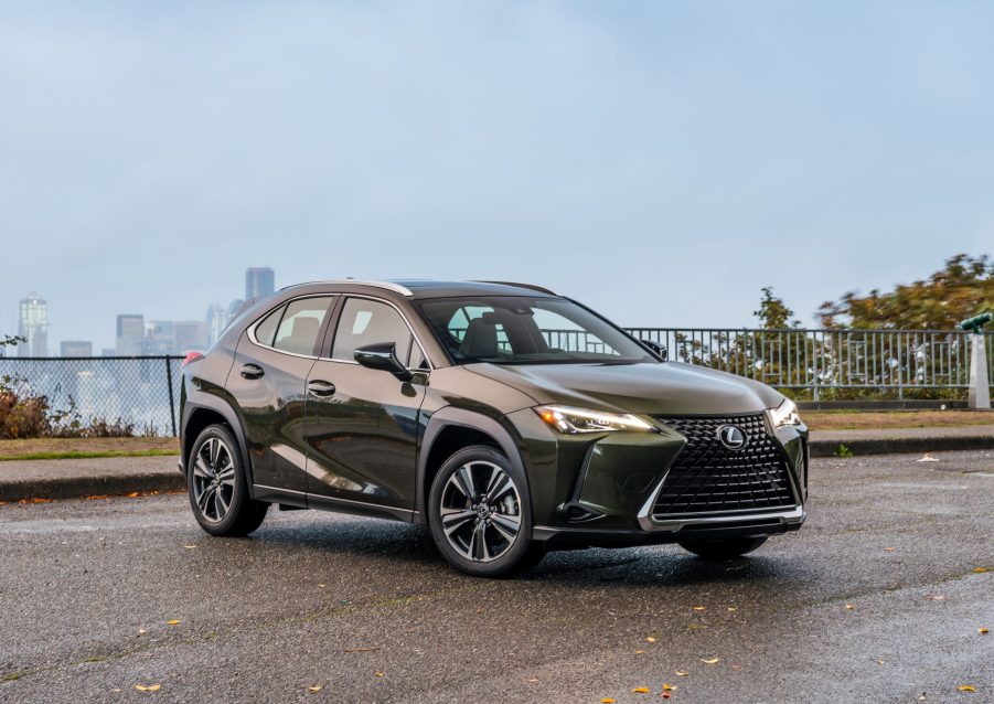 2022 Lexus UX by the beach