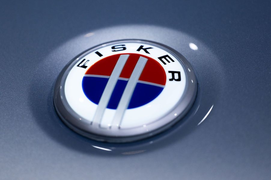 The logo of Fisker, which just opened reservations for the Fisker Pear electric vehicle (EV) which costs under $30,000