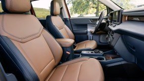 Interior of a Ford Maverick