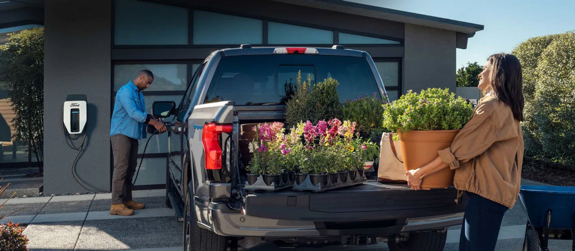 The Ford Charge Station Pro for the Ford F-150 Lightning