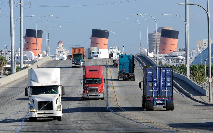 Long haul truck drivers truckers