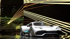 Mercedes-AMG One Concept at Frankfurt Autoshow is likely a car with over 1000 hp