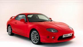 Red 1997 Mitsubishi FTO JDM Coupe