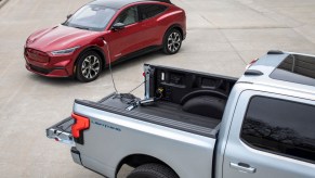 The Ford F-150 Lightning and Ford Mustang Mach-E battery