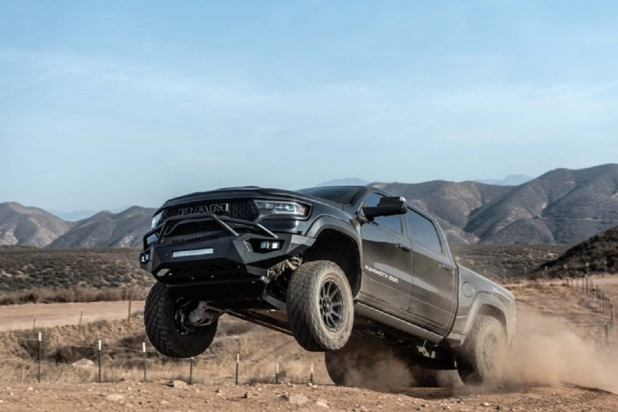 Ram TRX Mammoth jumping