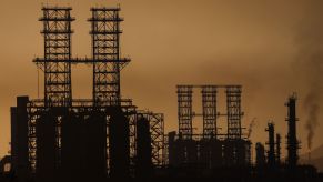 Oil production in Venezuela at the Jose Antonio Anzotegui industrial park