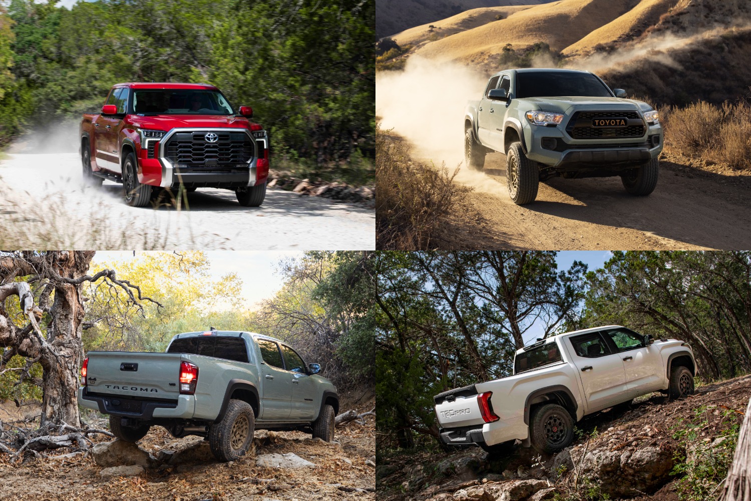 The reliability of the Toyota Tundra and the Toyota Tacoma pickup trucks