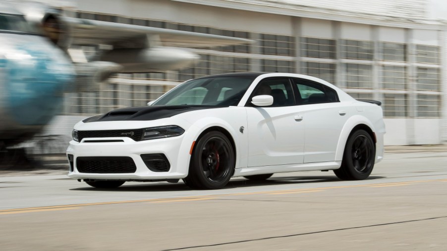 the muscular and enthralling 2022 dodge charger hellcat redeye, an outstanding performance sedan