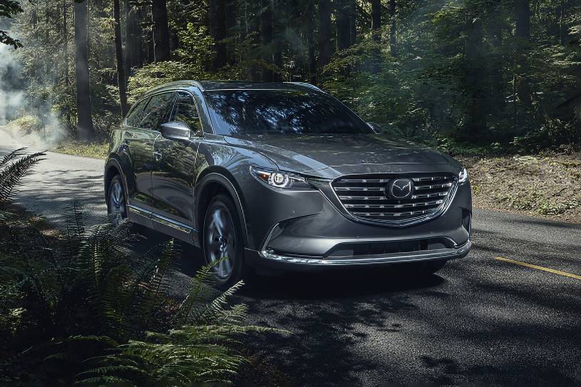 2022 Mazda CX-9 in the woods 