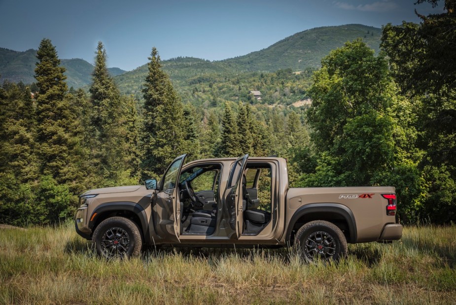 The Nissan Titan can use digital key technology.