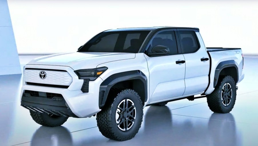 2024 Toyota Tacoma EV teaser