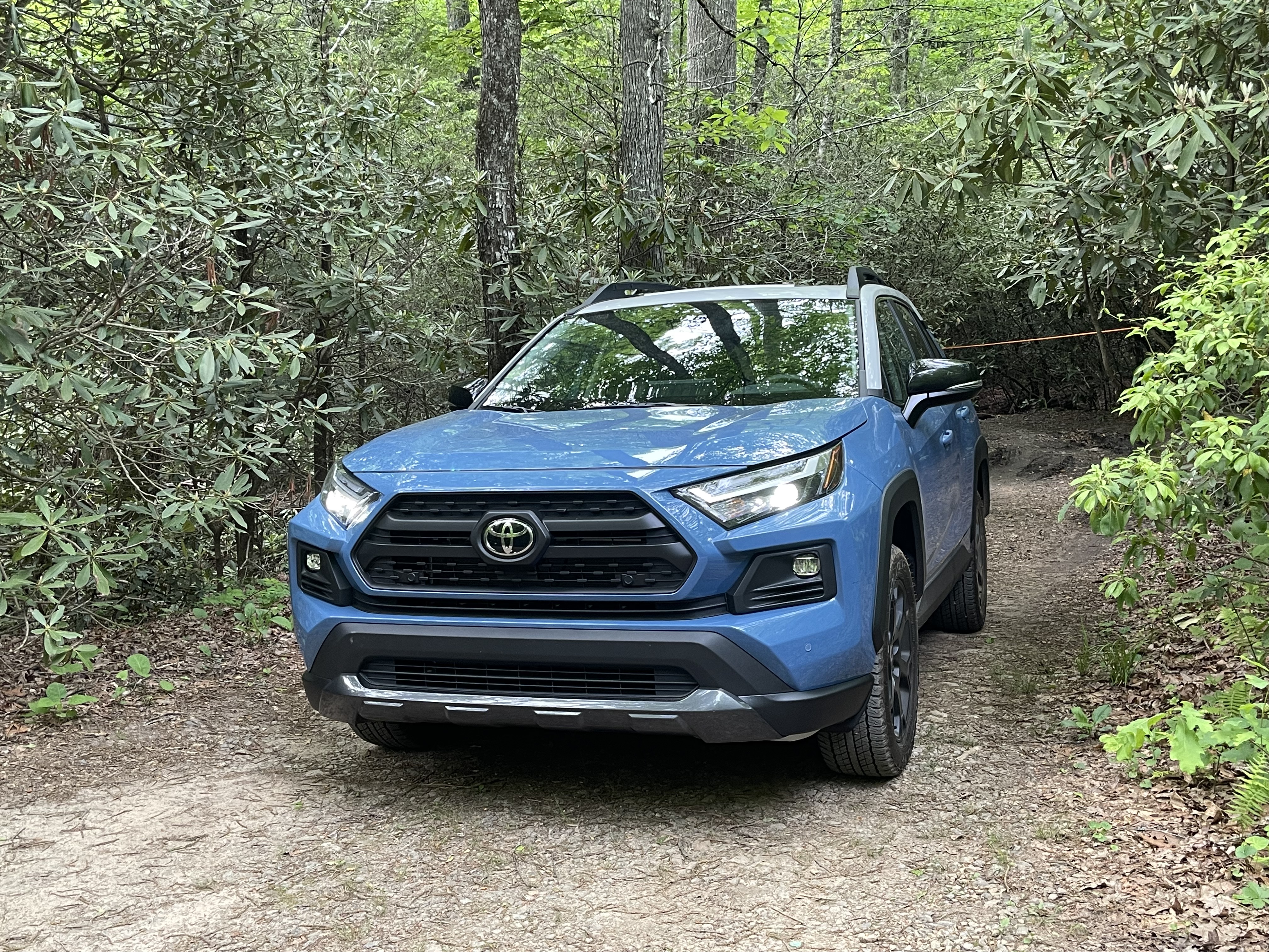 2022 Toyota RAV4 TRD Off-Road in the woods 