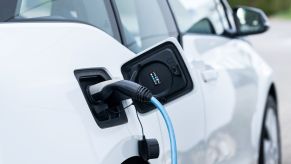 An EV charging, which to do on a wide range will need proper EV infrastructure.