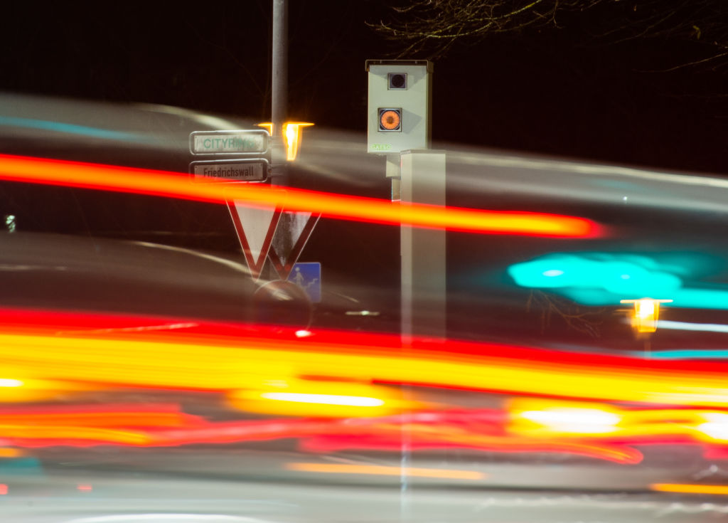 Lone speed camera