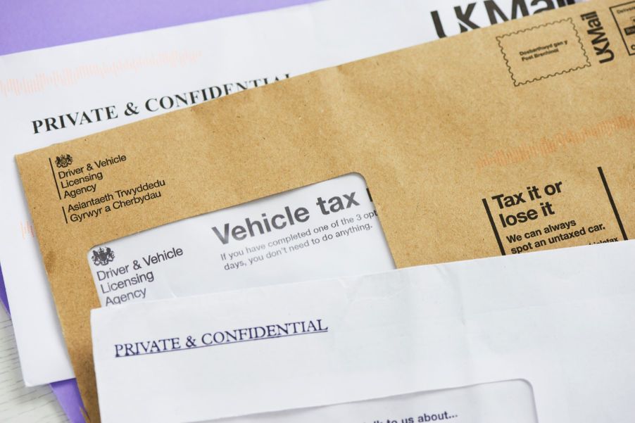 Driver's license and vehicle title paperwork sent by mail