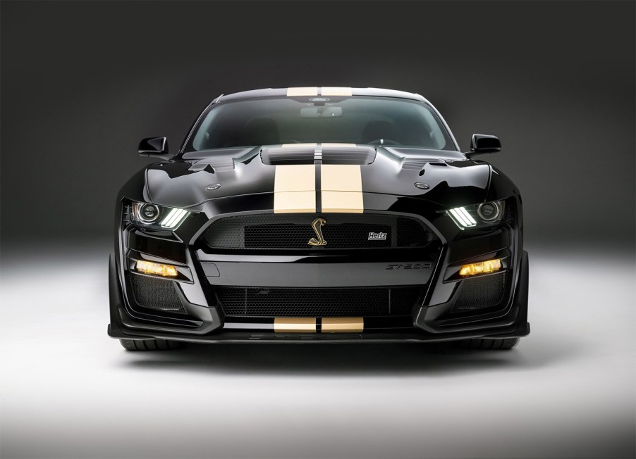 Black and Gold Shelby GT500-H Hertz Rent A Racer