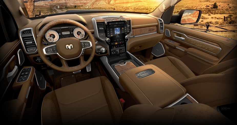 2022 Ram 1500 Longhorn interior