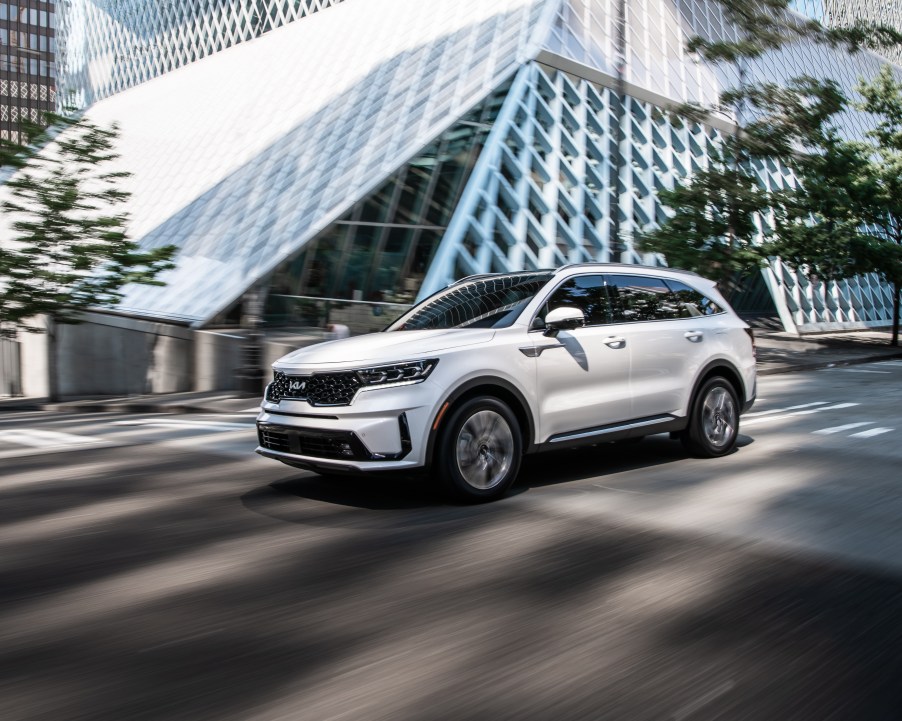 2022 Kia Sorento in white