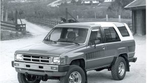 1984 Toyota 4Runner in black-and-white