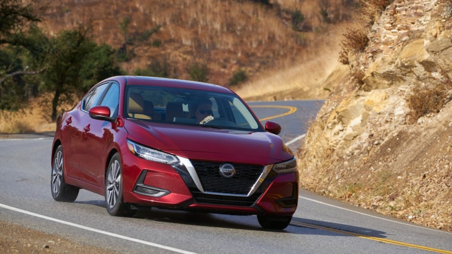 a red 2020 nissan sentra a refined example of a great used compact sedan