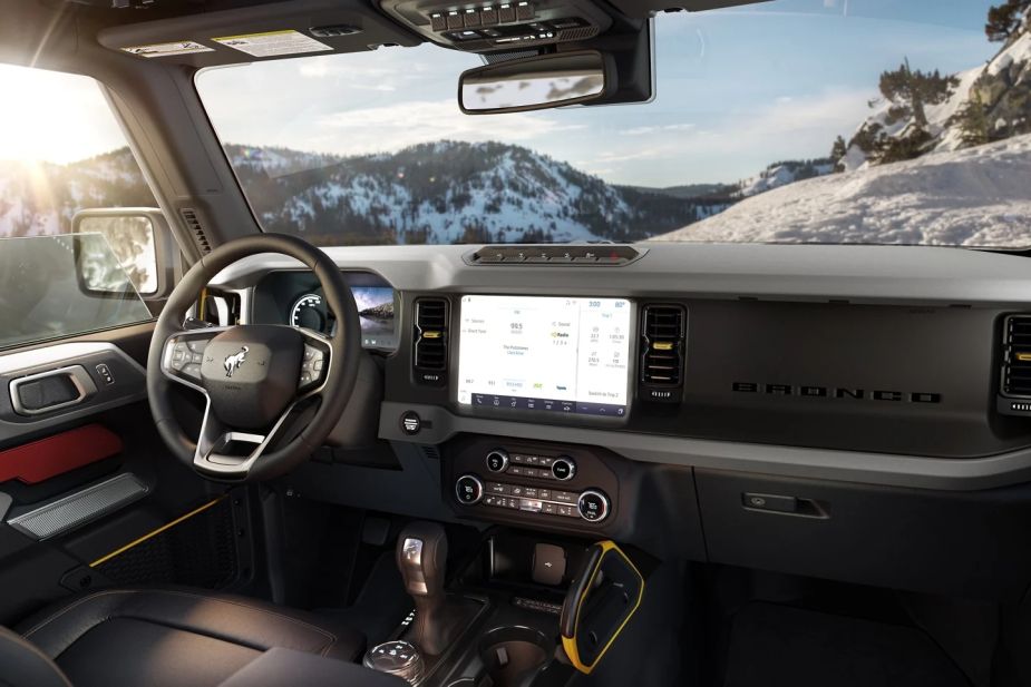 2021 Ford Bronco interior