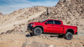 2022 Chevy Silverado ZR2 on dirt