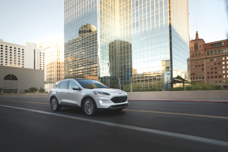 2022 Ford Escape PHEV in white