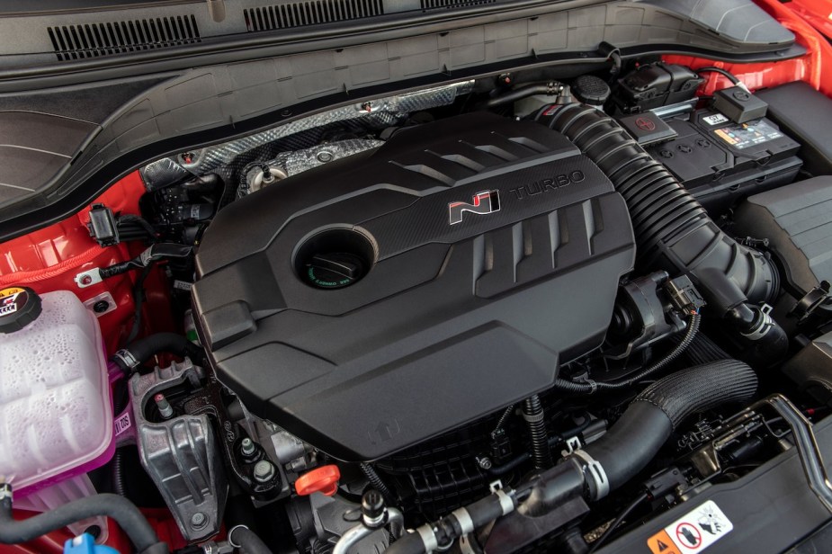 2022 Hyundai Kona N engine