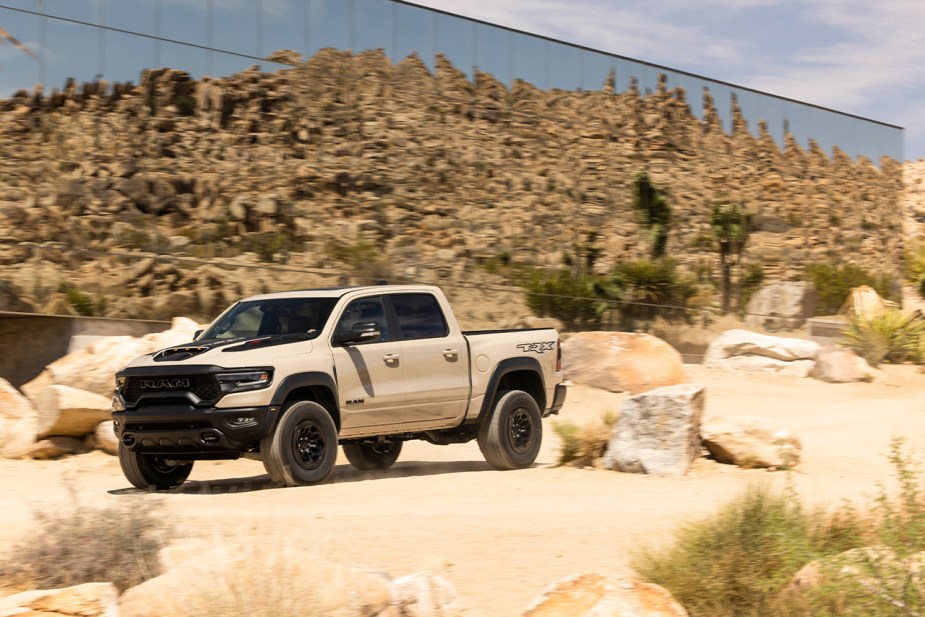 The new 2022 Ram TRX Sandblast Edition.