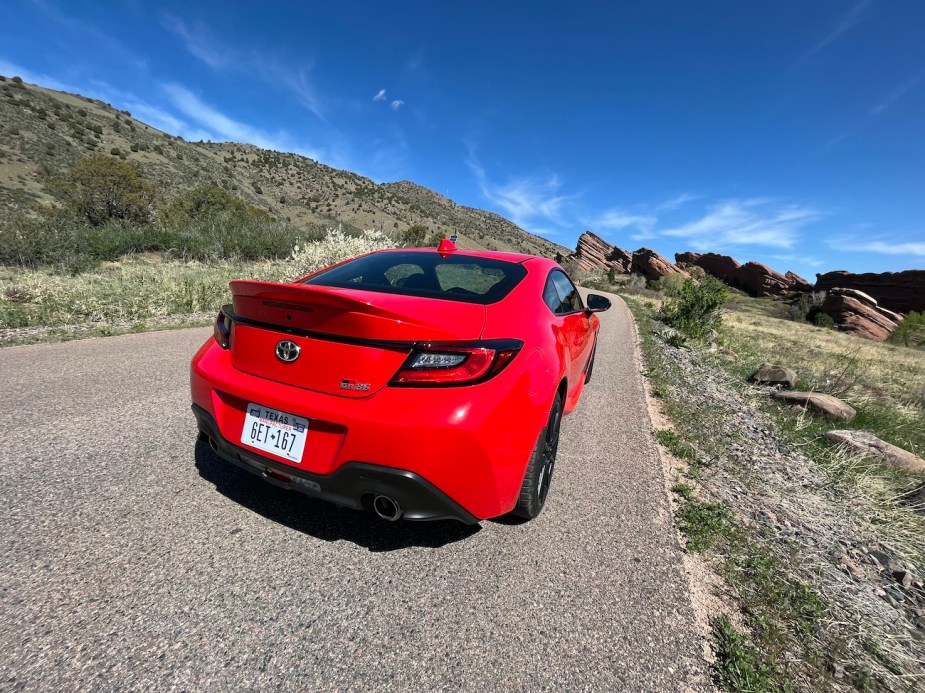 2022 Toyota GR86 rear view