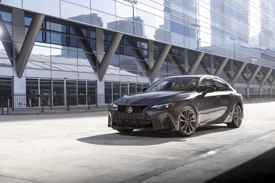 2022 Lexus IS 350 in gray